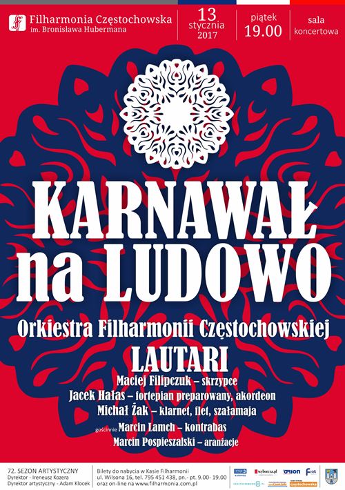 Karnawał na ludowo Filharmonia Częstochowska