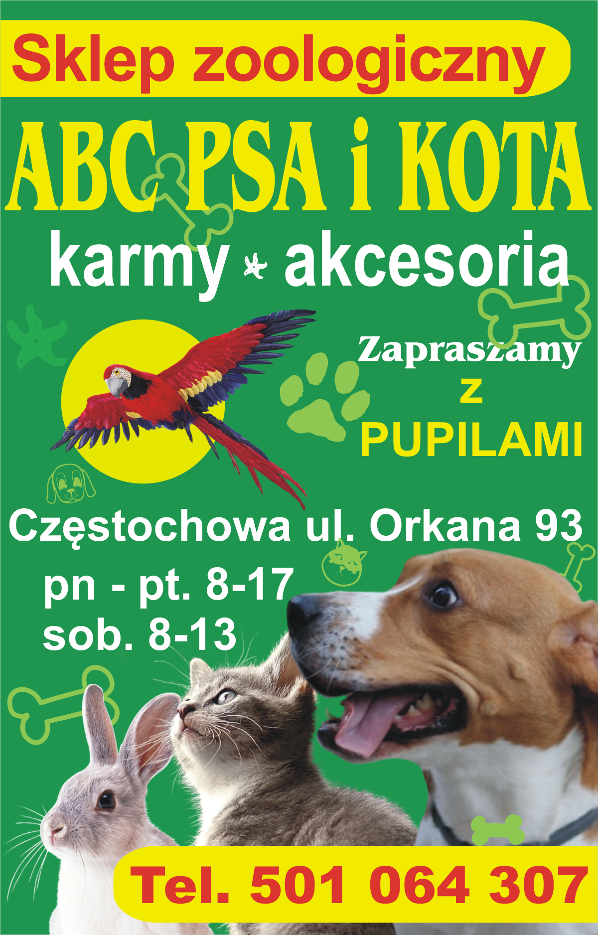 Sklep zoologiczny ABC Psa i Kota